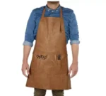 Barburys Mascul Pu Lederen Werkschort - Afbeelding 2