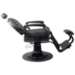 Black Matte Barberchair - Afbeelding 6