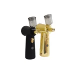 Draadloze oplaadbare air brush zwartgoud