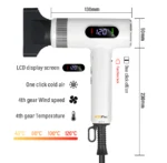 Koofex Föhn Airbrush Haardroger KF-8355 wit