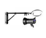 Hairmano ringlamp muurstatief met driehoekige arm - Afbeelding 2