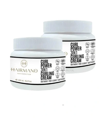Hairmano Curl Power 3 in 1 curling cream 450ml