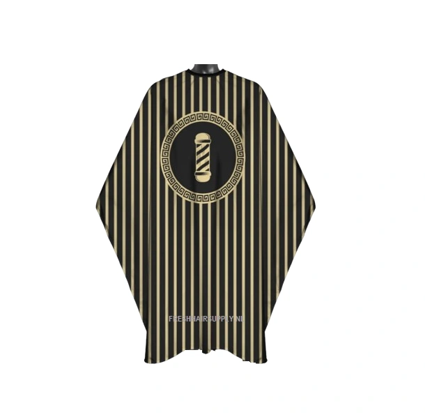 Kapmantel Barber Pole 135 cm x 150 cm