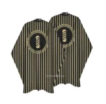 Kapmantel Barber Pole 135 cm x 150 cm