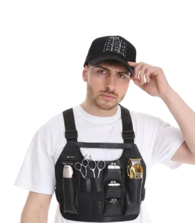 Chest Holster Premium Houder Apron Pusat Barber Shield