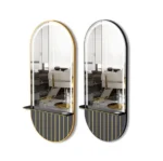 Kappersspiegel met verlichting Mike