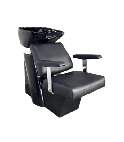 Kappersstoel met wastafel Lavis Black