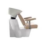 Kappersstoel met wastafel Lavis Cream