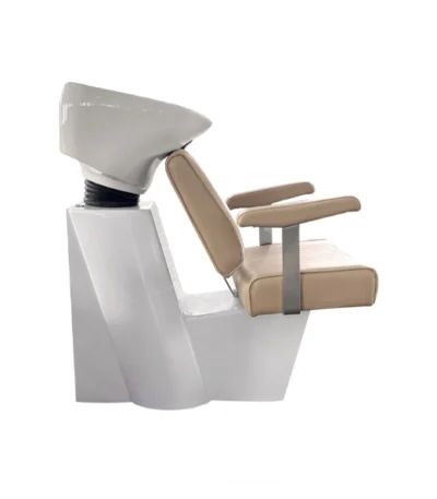 Kappersstoel met wastafel Lavis Cream