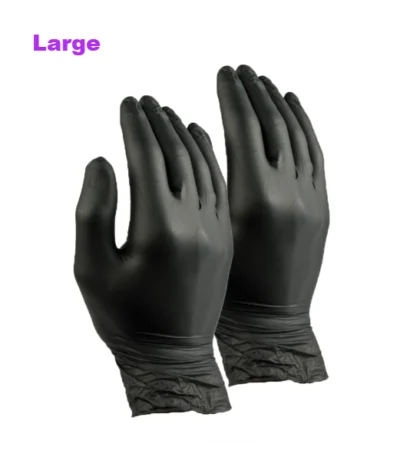 Nitril Handschoenen Zwart Small 100st