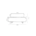 Professionele Salon Wachtbank Nook Black