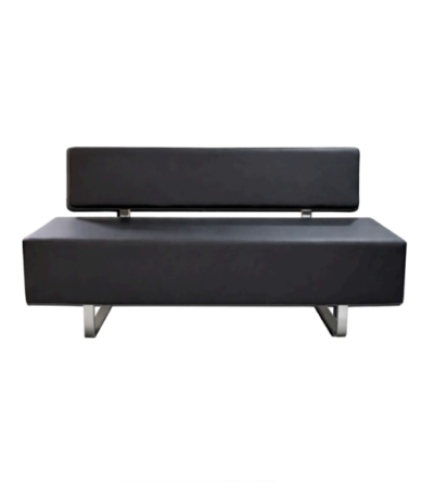 Professionele Salon Wachtbank Nook zilver