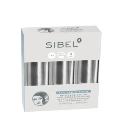 Sibel Aluminium Folie 20cm x 100m 12mμ 3 rollen