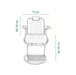 Barberstoel Kaki bruin - Afbeelding 3