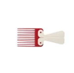 Eurostil Opvouwbare kam rood