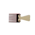 Eurostil Opvouwbare kam zwart