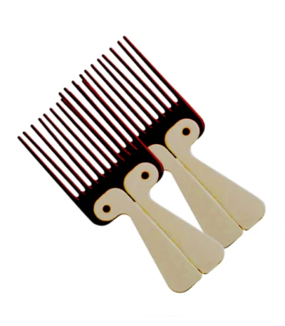 Eurostil Opvouwbare kam zwart