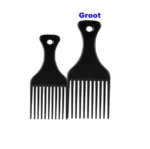 Eurostil Zwarte Kam met 11 Tanden