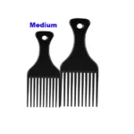 Eurostil Zwarte Kam met 11 Tanden