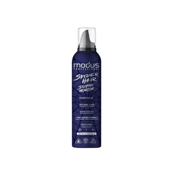 Modus Spider Hair Styling Mousse Hold Level 6