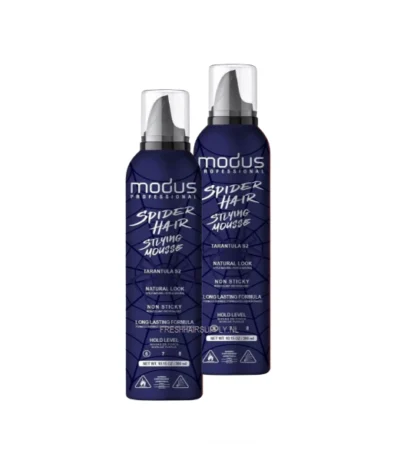 Modus Spider Hair Styling Mousse Hold Level 6