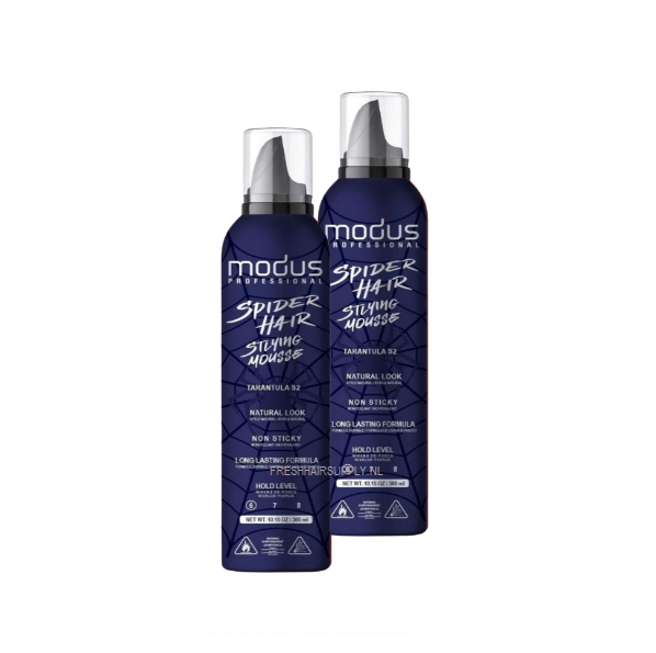 Modus Spider Hair Styling Mousse Hold Level 6