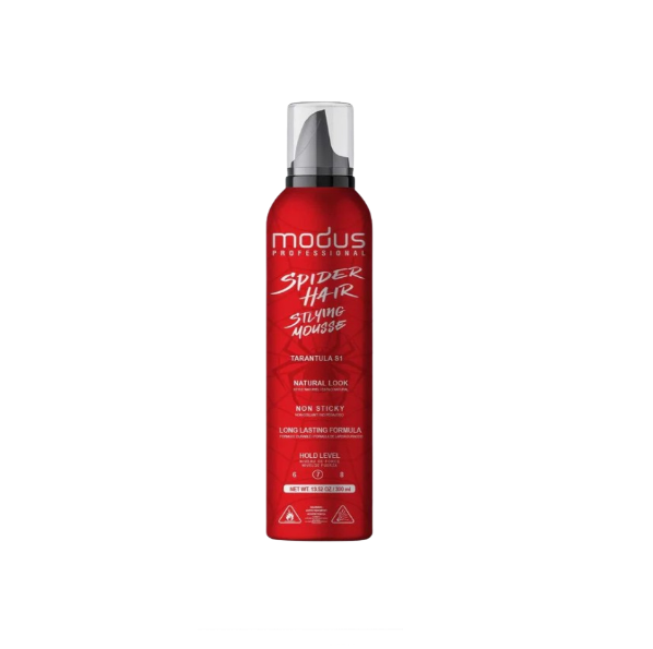 Modus Spider Hair Styling Mousse Hold Level 7
