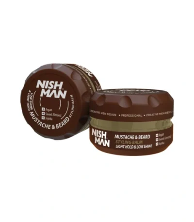 Nishman Mustache and Beard Styling Wax 100m