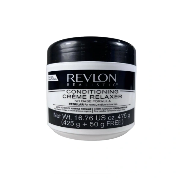 Revlon conditioning creme relaxer no base regular 475g (1) Revlon conditioning creme relaxer no base regular 475g