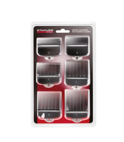 Sthauer Opzetkammen 6 stuks voor Calibro Tondeuse