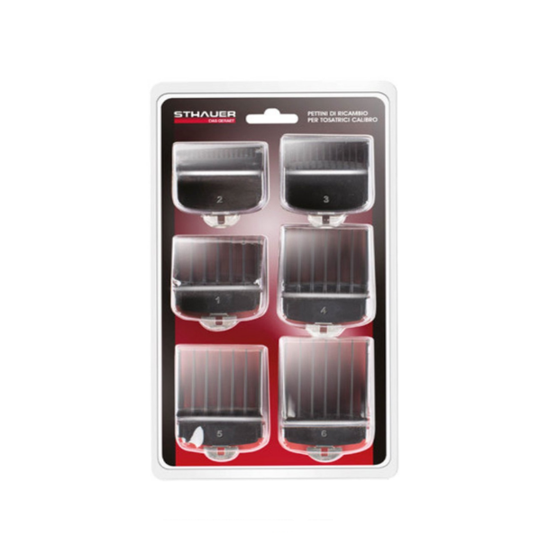 Sthauer Opzetkammen 6 stuks voor Calibro Tondeuse
