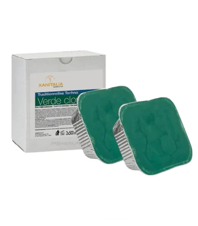Traditionnelles techno wax hair Gialla verde glorofila2 x 500g