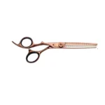 Troja professional Linkshandige Coupeschaar 6 Left Rose Gold