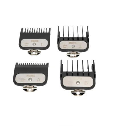 Wmark Opzetkamset Preumium zwart 4 stuks