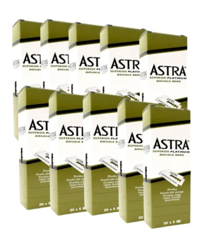 Astra Double Blades Scheermessen 20x5 - Per 10 Pakken