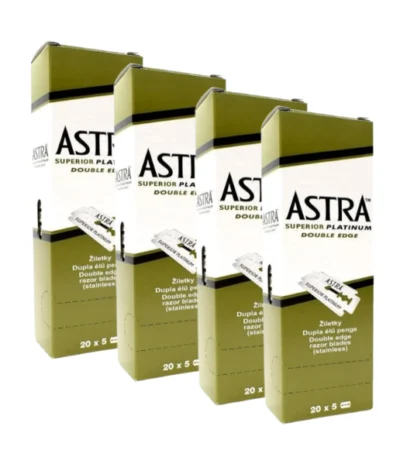 Astra Double Blades Scheermessen 20x5 - Per 4 Pakken
