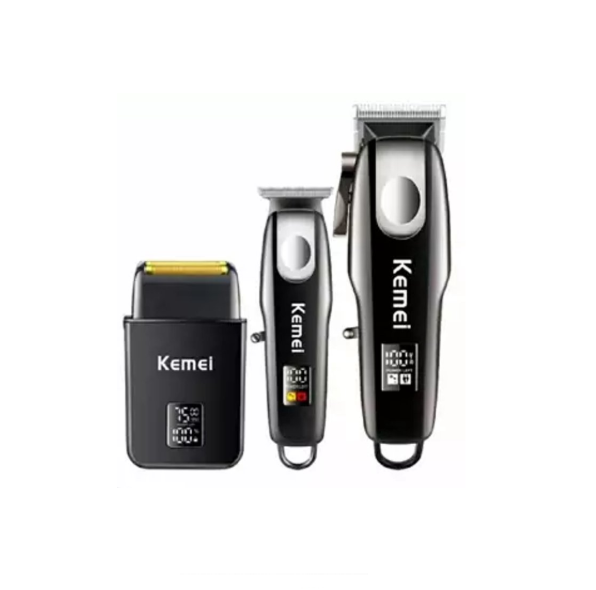 Kemei Professional Elektrische scheerapparaatset 3-in-1