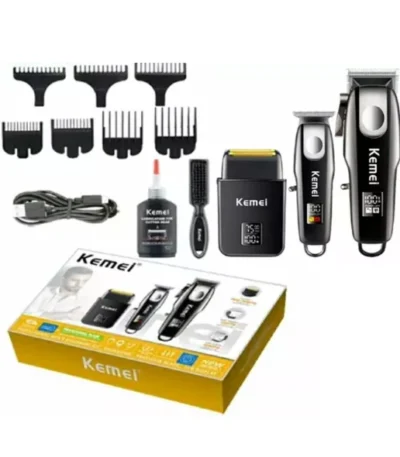 Kemei Professional Elektrische scheerapparaatset 3-in-1