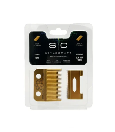 Stylecraft Replacement Blade Fade Slim Deep Tooth Gold Titanium