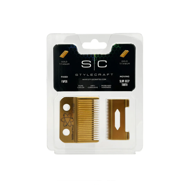 Stylecraft Replacement Blade Fade Slim Deep Tooth Gold Titanium