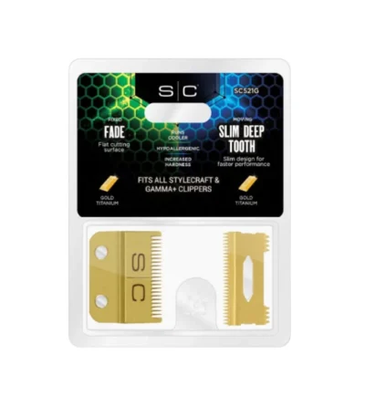 Stylecraft Replacement Blade Fade Slim Deep Tooth Gold Titanium