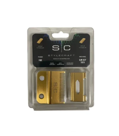 Stylecraft Replacement Blade Fade Slim Deep Tooth Gold Titanium