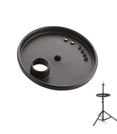 Universeel werkblad voor kappersstatief Zwart