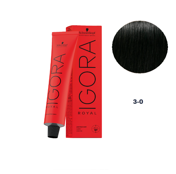 Schwarzkopf Igora Royal Permanent Haarverf 3-0