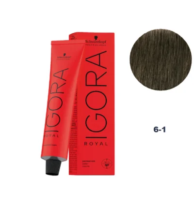Schwarzkopf Igora Royal Permanent Haarverf 6-1