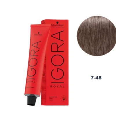 Schwarzkopf Igora Royal Permanent Haarverf 7-48