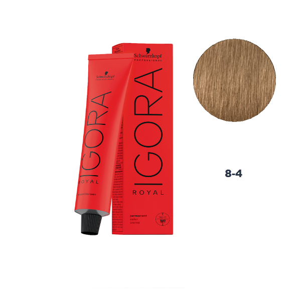 Schwarzkopf Igora Royal Permanent Haarverf 8-4
