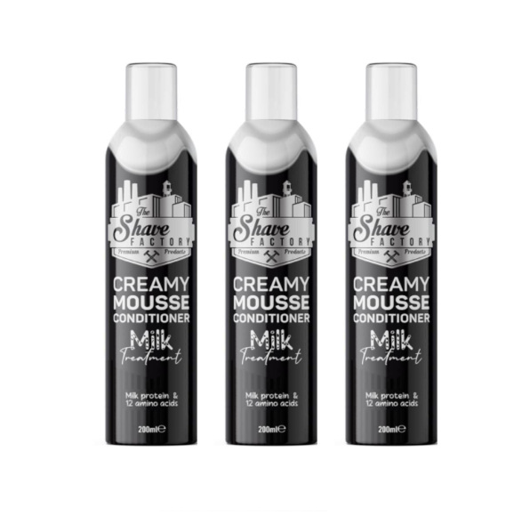 The Shave Factory Creamy Mousse Conditioner Milk Treatment 200ml