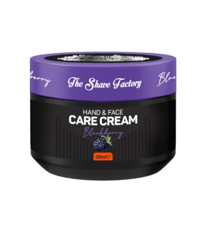 The Shave Factory Hand and Face Care Cream Blackberry 300ml