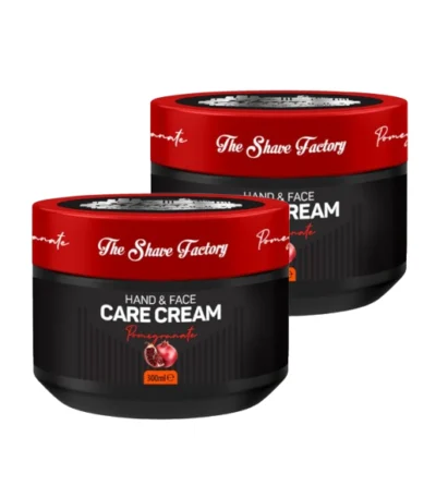 The Shave Factory Hand and Face Care Cream Pomegranate 300ml
